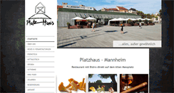 Desktop Screenshot of platzhaus-mannheim.de