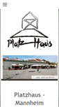 Mobile Screenshot of platzhaus-mannheim.de